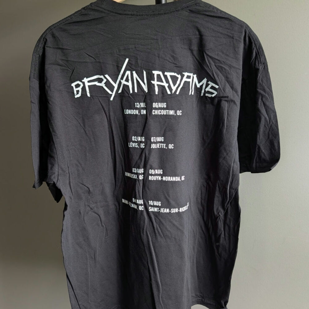 Bryan Adams "So Happy It Hurts" Black Shirt Size XL - Picture 4 of 5